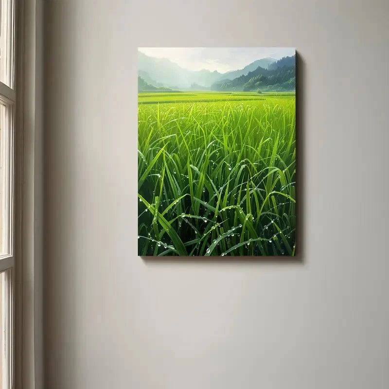 Beautiful Colorful Nature Landscape Painting  40x60cm Metal Print Ready to Hang