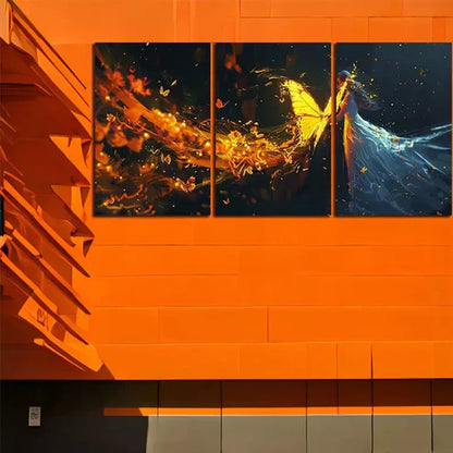 3pcs Butterfly Wing Wall Art Canvas Unframed - High Quality Print 100% Australian Made Wall Canvas