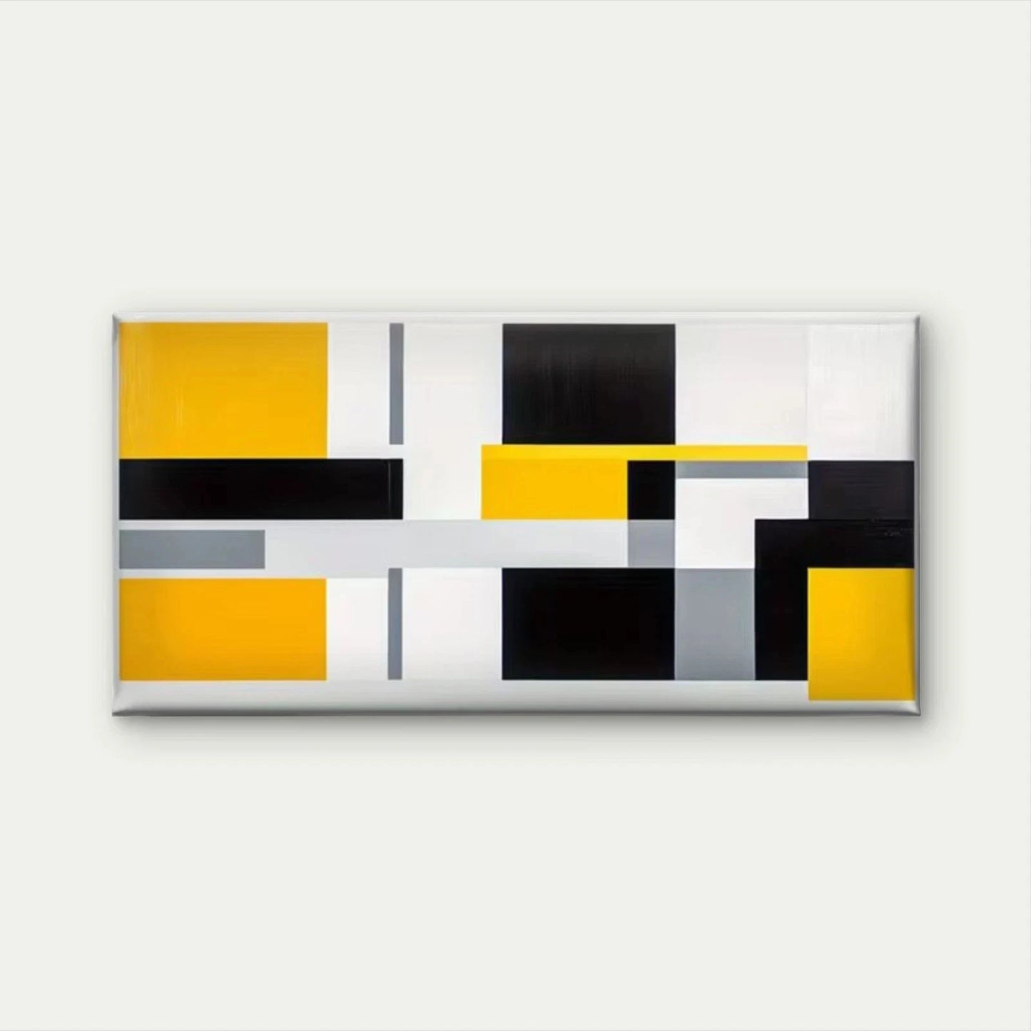 Minimalist Abstract Wall Art Canvas Office Home Room Framed 120x60cm