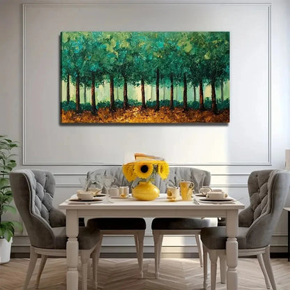 Modern Minimalist Tree Wall Art Canvas Office Home Room Framed 120x60cm