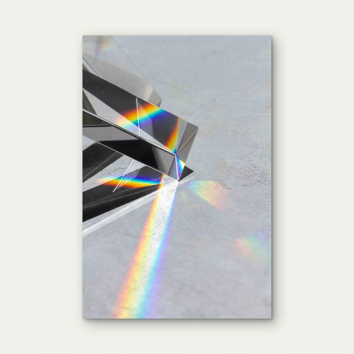 Lights Prisms Effect Close Up 40x60cm Metal Print Ready to Hang