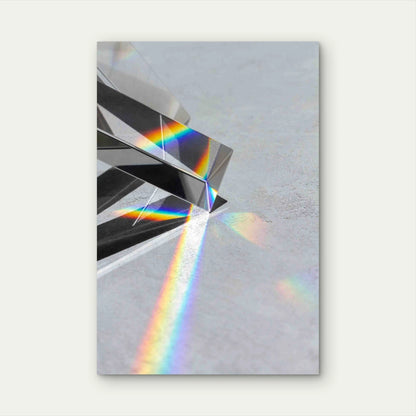 Lights Prisms Effect Close Up 40x60cm Metal Print Ready to Hang