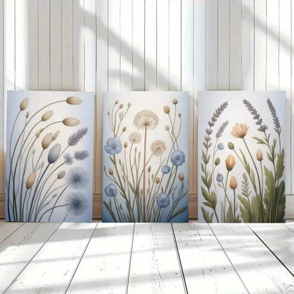 3pcs Botanical Monstera & Banana Leaf Metal Print Ready to Hang Art