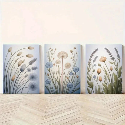 3pcs Botanical Monstera & Banana Leaf Metal Print Ready to Hang Art
