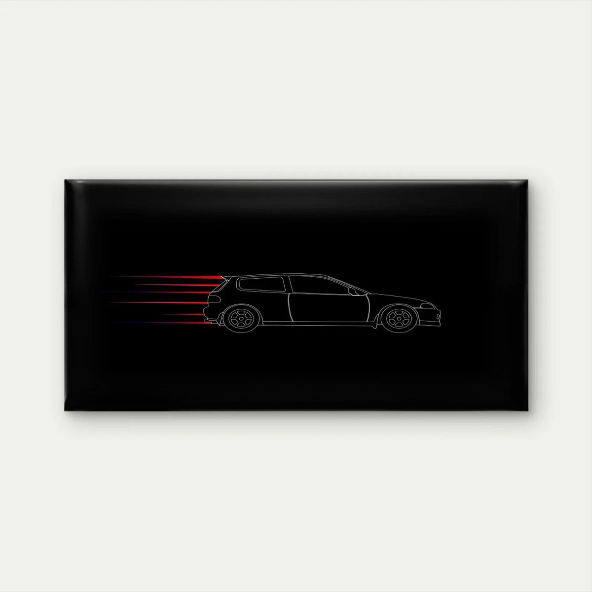 Fifth-Generation Honda Civic Wall Art Canvas Office Home Room Framed 120x60cm