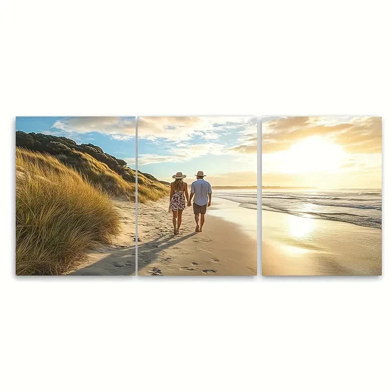 3pcs Phillip Island Australia Travel Print Metal Print Ready to Hang Art