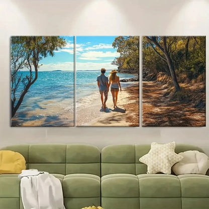 3pcs Magnetic Island Australia Travel Metal Print Ready to Hang Art