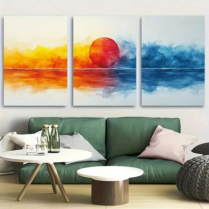 3pcs Hold On To Peace Embrace Calm Joy Positivity Metal Print Ready to Hang Art