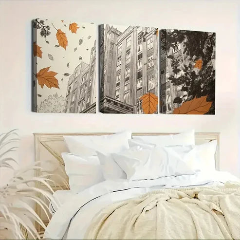 3pcs Deco Hotel at Twilight DHT Wall Art Canvas Unframed – High Quality Print 100% Australian Made Wall Canvas