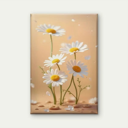 Daisy Dream Daisies & Butterflies 60x90cm Metal Print Ready to Hang
