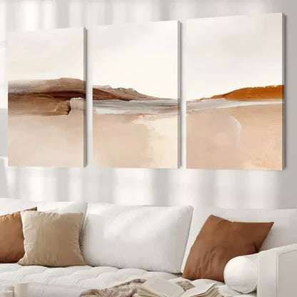 3pcs Ocean Wave Abstract Artwork Canvas Framed 60x90cm - High Quality Print 100% Australian Made Wall Canvas Ready to Hang