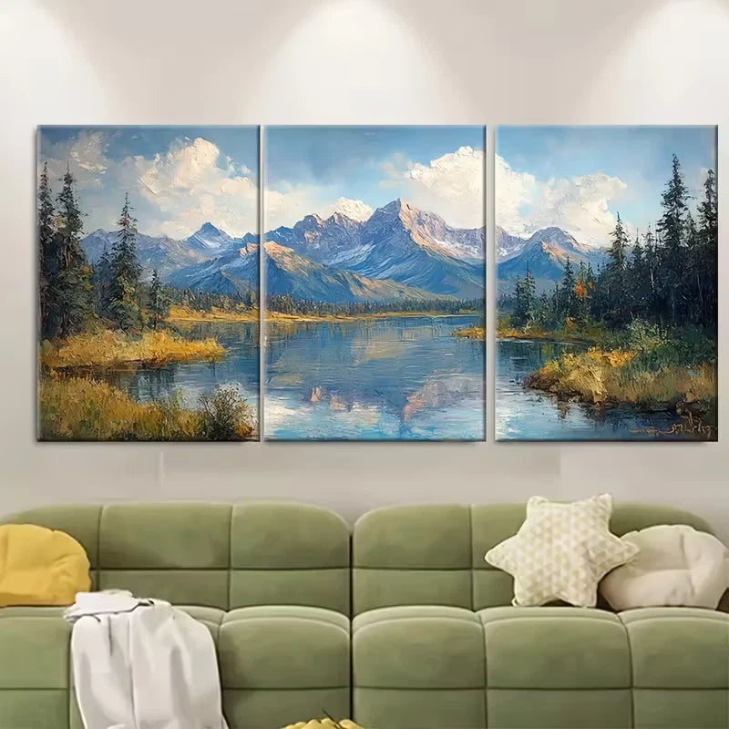 3pcs Arches Landscape Painting Utah National Park Metal Print Ready to Hang Art