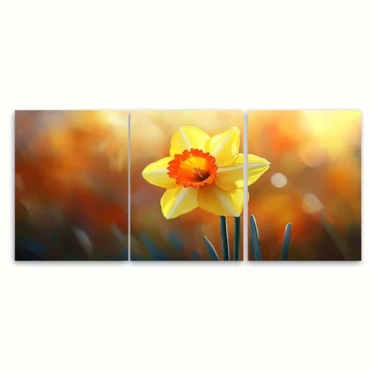 3pcs Vintage Low Saturation Photography Metal Print Ready to Hang Art