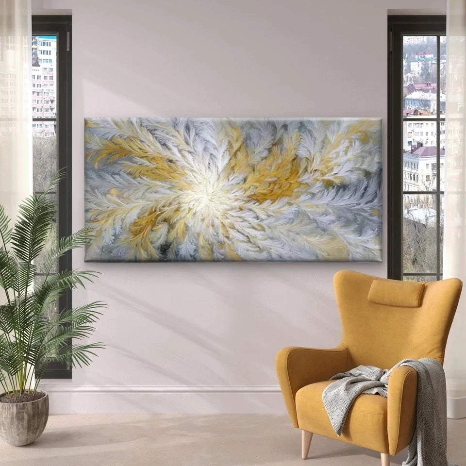 Vibrant Colorful Abstract Wall Art Canvas Office Home Room Framed 120x60cm