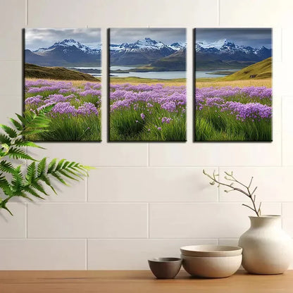 3pcs Mountains And Rivers Canvas Framed 40x60cm - High Quality Print 100% Australian Made Wall Canvas Ready to Hang