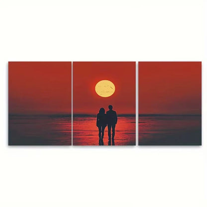 3pcs Part Time Lover Full Time Friend Metal Print Ready to Hang Art