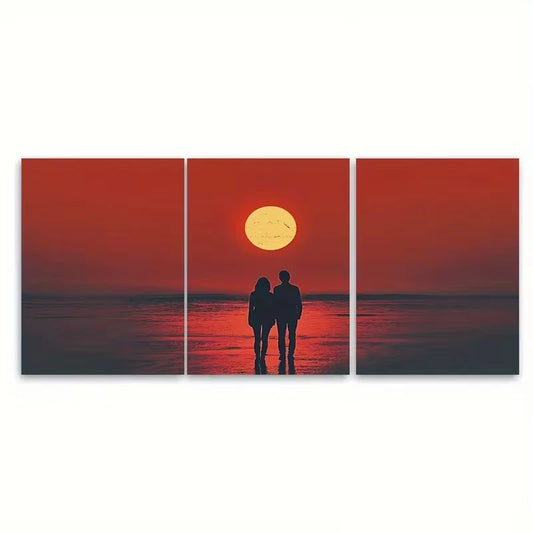 3pcs Part Time Lover Full Time Friend Metal Print Ready to Hang Art