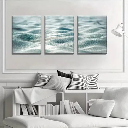3pcs Beach Wall Art Canvas Unframed - High Quality Print 100% Australian Made Wall Canvas