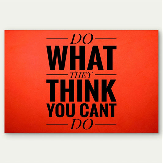 Fitness Inspirational Motivation Quote 5mm Plastic Poster Ready to Hang 90x60cm