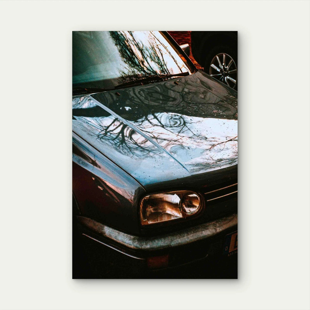 Volkswagen Golf Mk3 Metal Print Ready to Hang