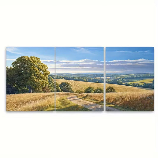 3pcs The Beauty of Hertfordshire Ashridge Estate Metal Print Ready to Hang Art