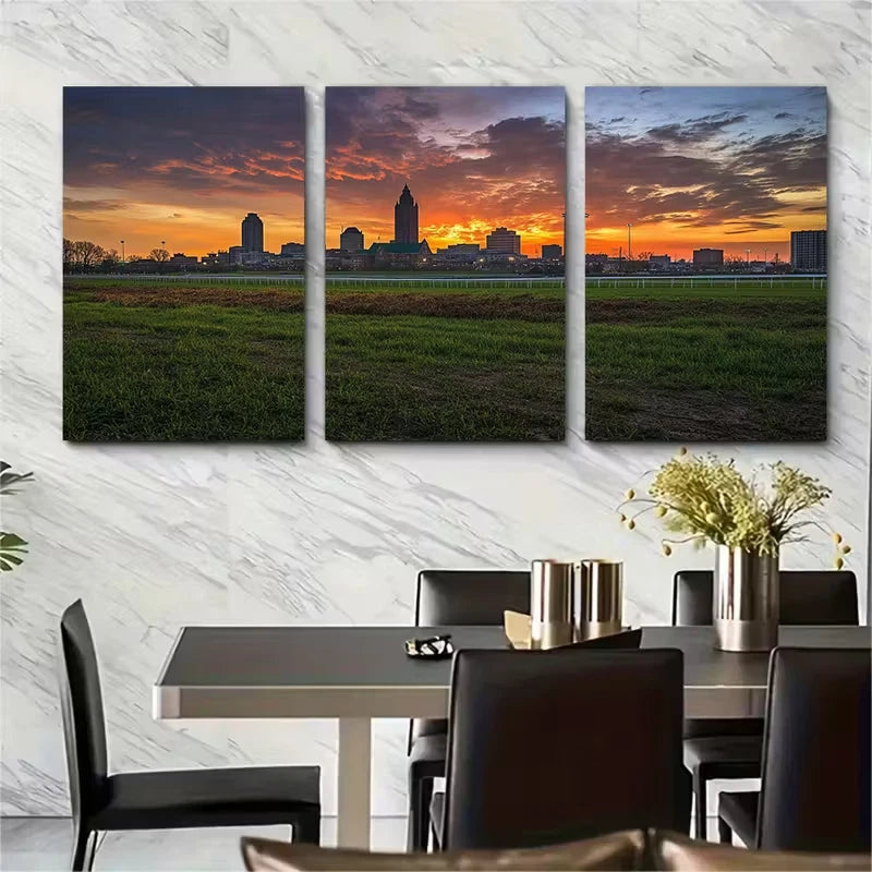 3pcs Louisville Posters Churchill Downs Metal Print Ready to Hang Art