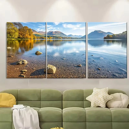 3pcs Vibrant Nature Photography Metal Print Ready to Hang Art