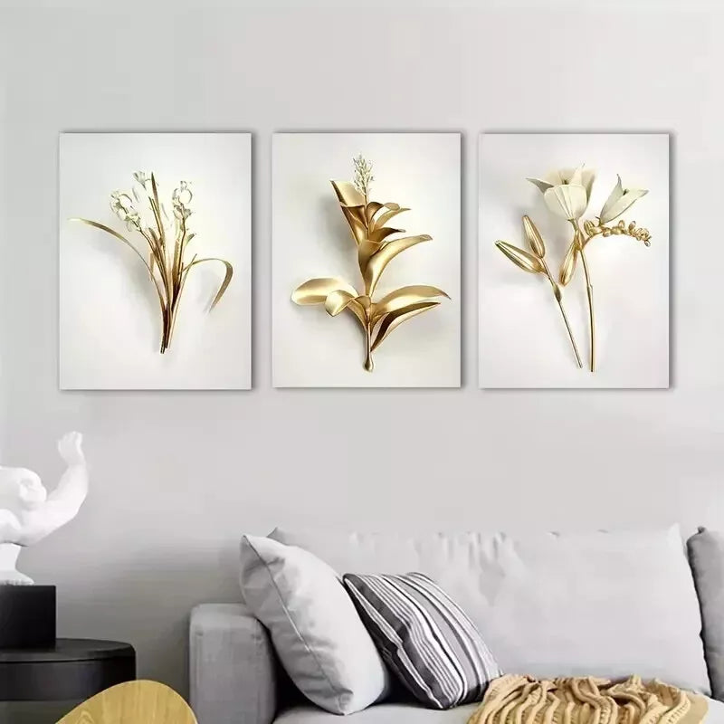 3pcs Boho Minimalist Abstract Canvas Wall Art Set Canvas Framed 50x70cm - High Quality Print 100% Australian Made Wall Canvas Ready to Hang