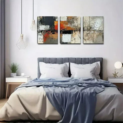 3pcs Color Abstract Design Canvas Framed 60x90cm - High Quality Print 100% Australian Made Wall Canvas Ready to Hang