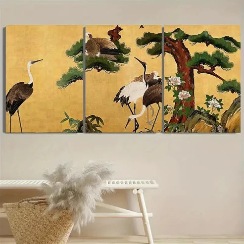 3pcs Vibrant Polyester Wall Art Set Canvas Unframed - High Quality Print 100% Australian Made Wall Canvas