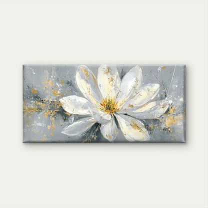 Minimalist Daisy-like Flower Wall Art Canvas Office Home Room Framed 120x60cm