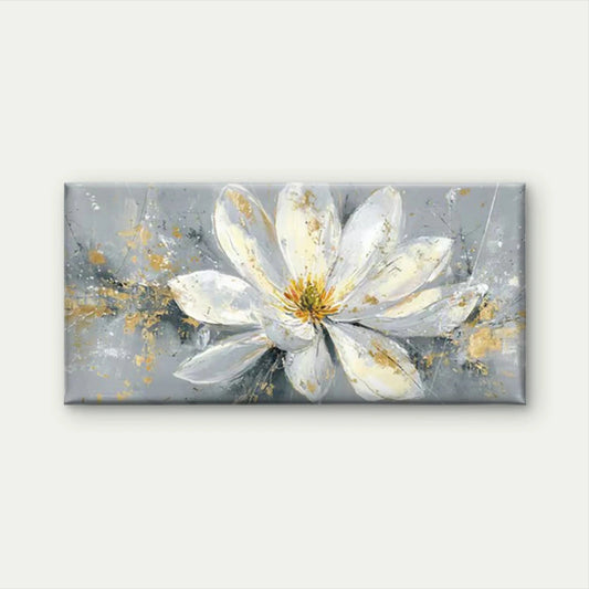 Minimalist Daisy-like Flower Wall Art Canvas Office Home Room Framed 120x60cm