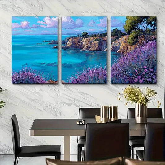 3pcs Open Window Henri Matisse Cliff Perfect Wall Art Set Canvas Framed 40x60cm - High Quality Print 100% Australian Made Wall Canvas Ready to Hang