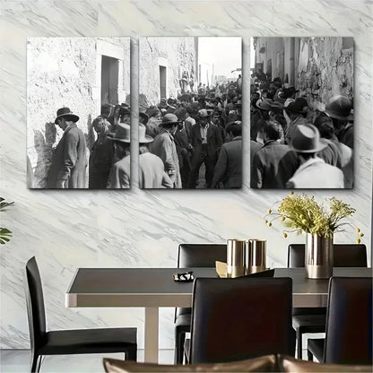 3pcs Vintage Mexican Revolutionary Photograph Metal Print Ready to Hang Art