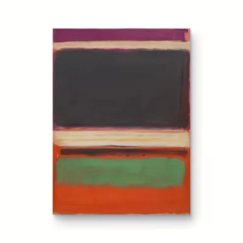 Vibrant Colors Arranged in Bold Abstract Metal Print Ready to Hang
