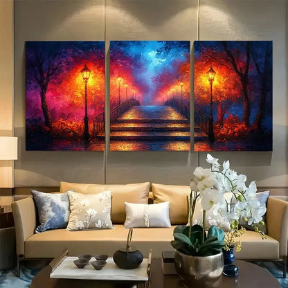 3pcs Walk by Faith Not by Sight Metal Print Ready to Hang Art