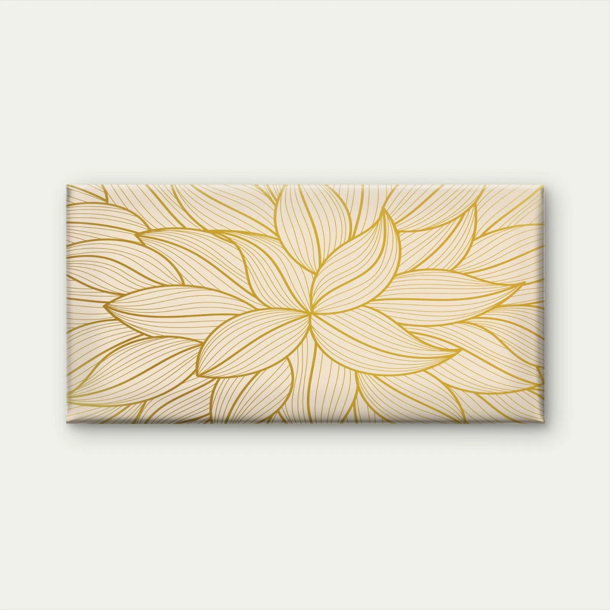 Abstract Golden Lines Design Wall Art Canvas Office Home Room Framed 120x60cm
