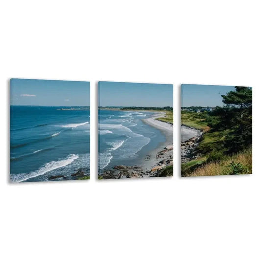 3pcs Cable Beach Australia Landscape  Wall Art Set Canvas Framed 60x90cm - High Quality Print 100% Australian Made Wall Canvas Ready to Hang