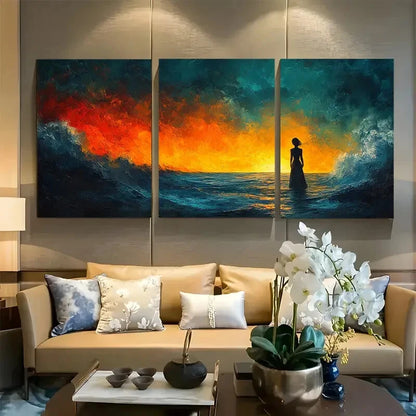 3pcs Proverbs Faithful Trust in the Lord Metal Print Ready to Hang Art