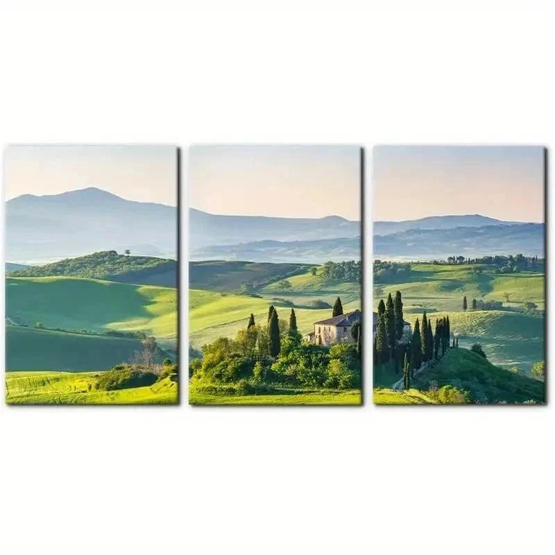 3pcs Natural Scenery  wall  Art Set Canvas Framed 60x90cm - High Quality Print 100% Australian Made Wall Canvas Ready to Hang