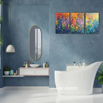 3pcs Abstract Style Art Wall Deco Metal Print Ready to Hang Art