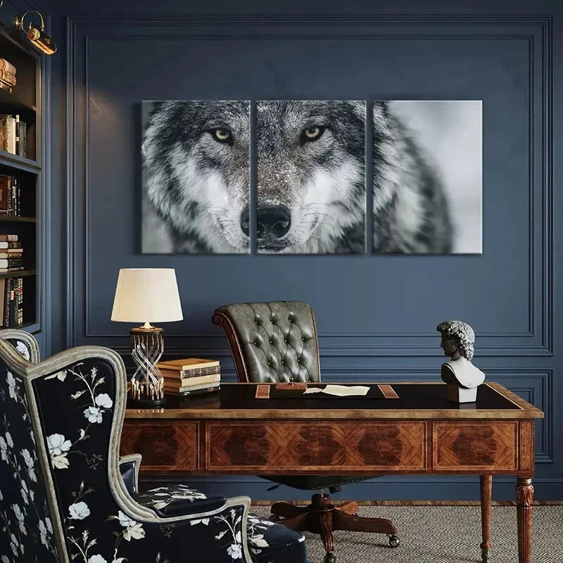 3pcs Winter Scene, Snowy Landscape Nature Metal Print Ready to Hang Art