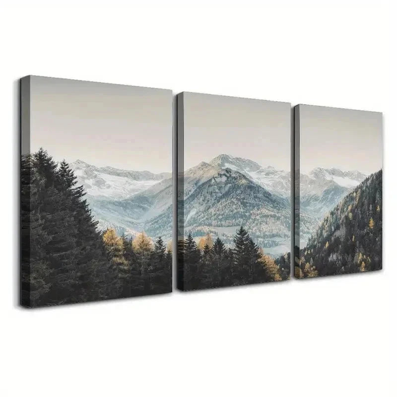 3pcs  Art Deco Modern Classic Wall Art Set Canvas Framed 40x60cm - High Quality Print 100% Australian Made Wall Canvas Ready to Hang