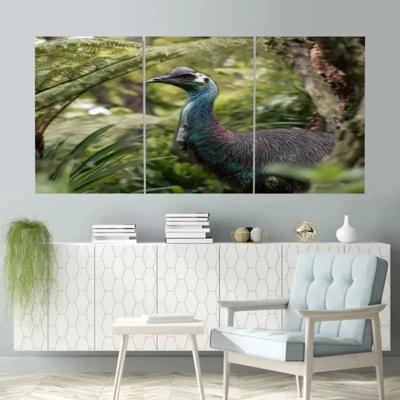 3pcs Auckland Zoo Australia Wall Art Set Canvas Framed 50x70cm - High Quality Print 100% Australian Made Wall Canvas Ready to Hang