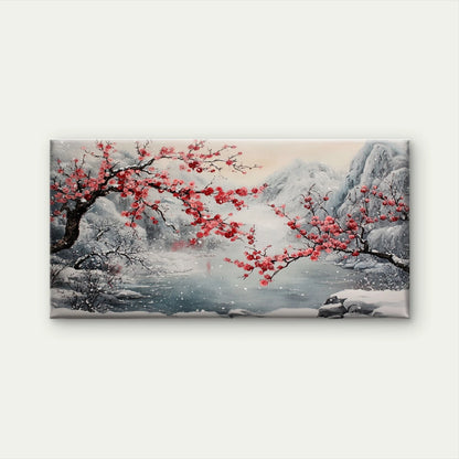 Flowers Wonderful Harmony Wall Art Canvas Office Home Room Framed 120x60cm