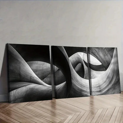 3pcs Abstract Art Deco Classic Wall Art Set Canvas Unframed - High Quality Print 100% Australian Made Wall Canvas
