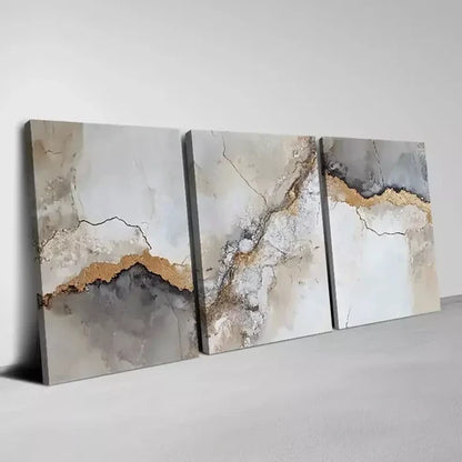 3pcs Abstract Charming Texture Canvas Unframed - High Quality Print 100% Australian Made Wall Canvas