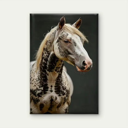 Elegant Spotted Steed Oil Painting Portrait 60x90cm Home Decor Wall Print Art