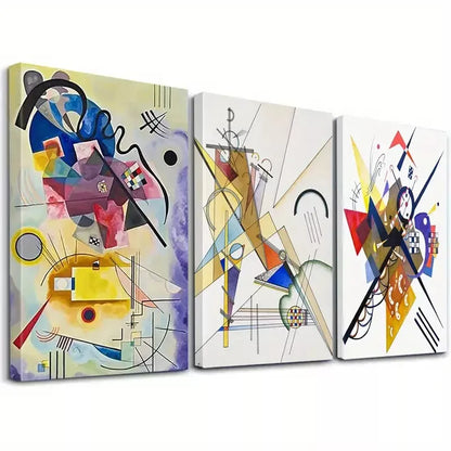 3pcs Abstract Modern Art Canvas Framed 40x60cm - High Quality Print 100% Australian Made Wall Canvas Ready to Hang