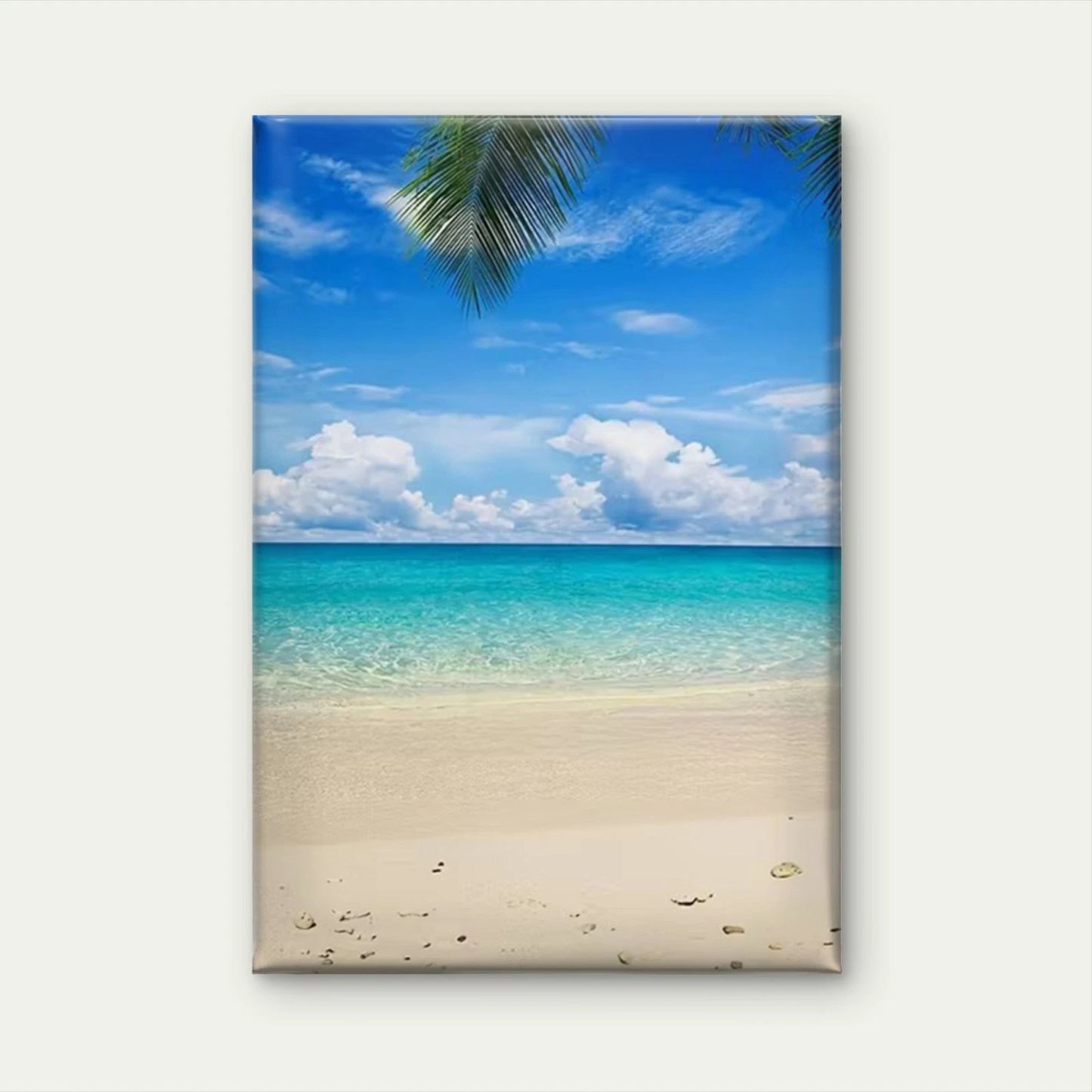 Vibrant Turquoise Waters & Palm Trees  60x90cm Home Decor Wall Print Art